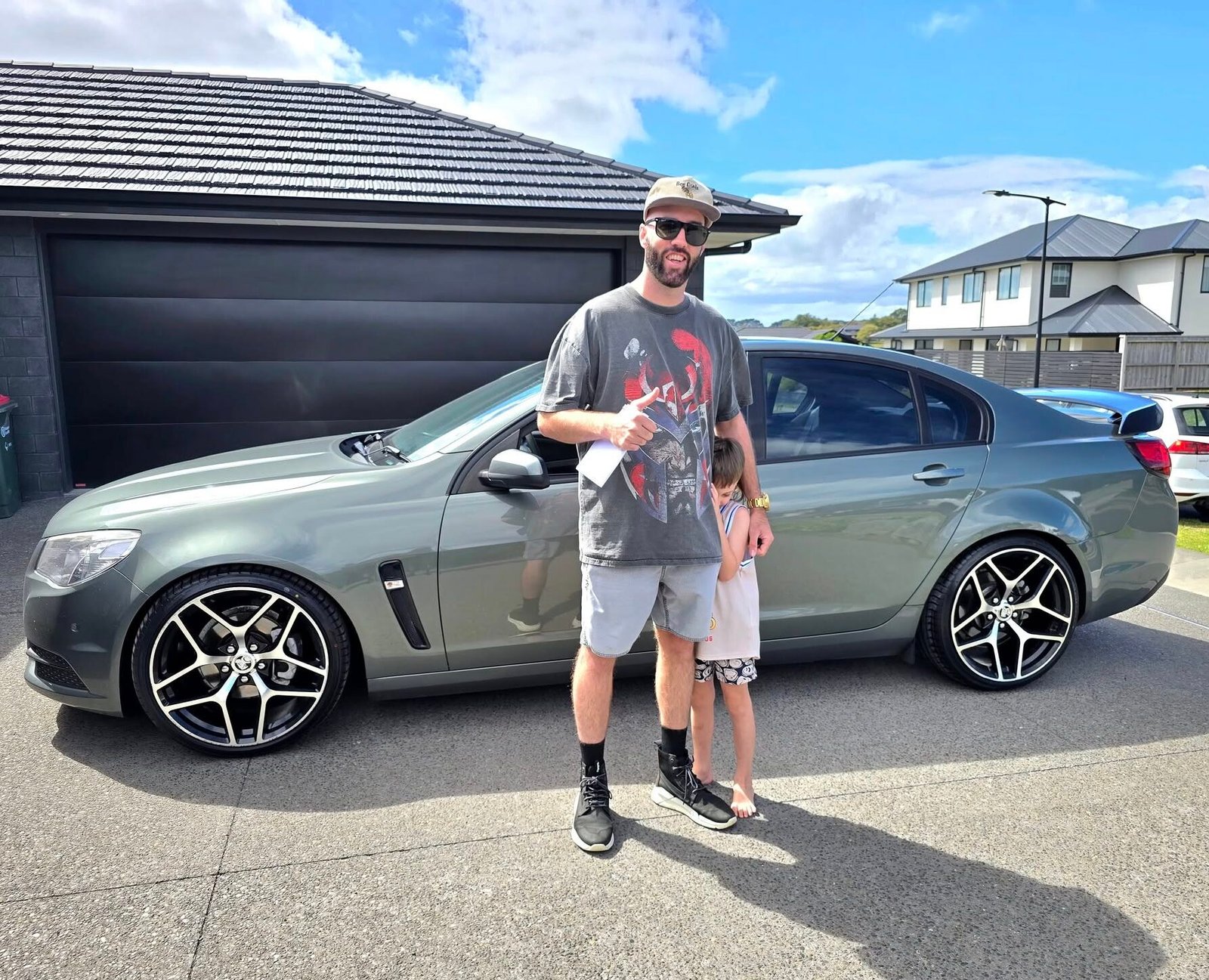 happy customer from buying assistance service