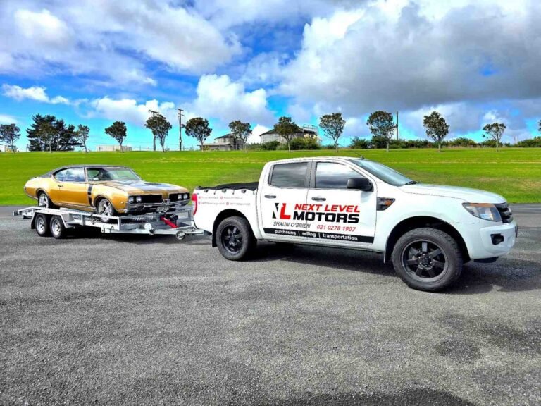 vintage car bought by our team
